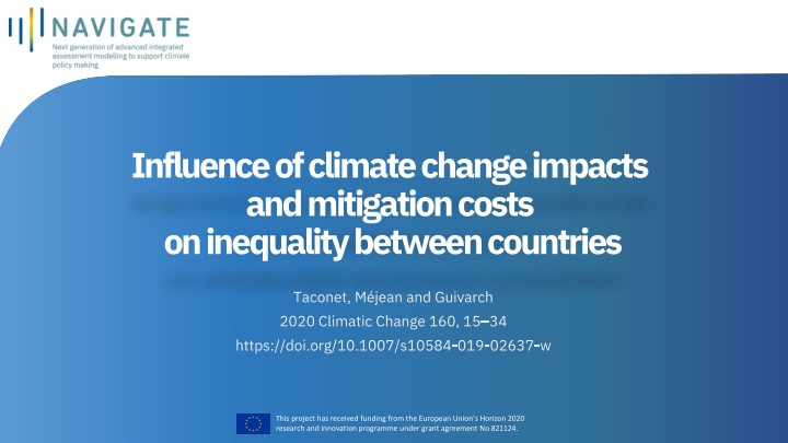 influence of climate change impacts