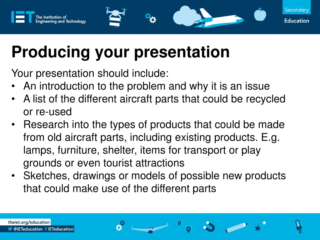 producing your presentation