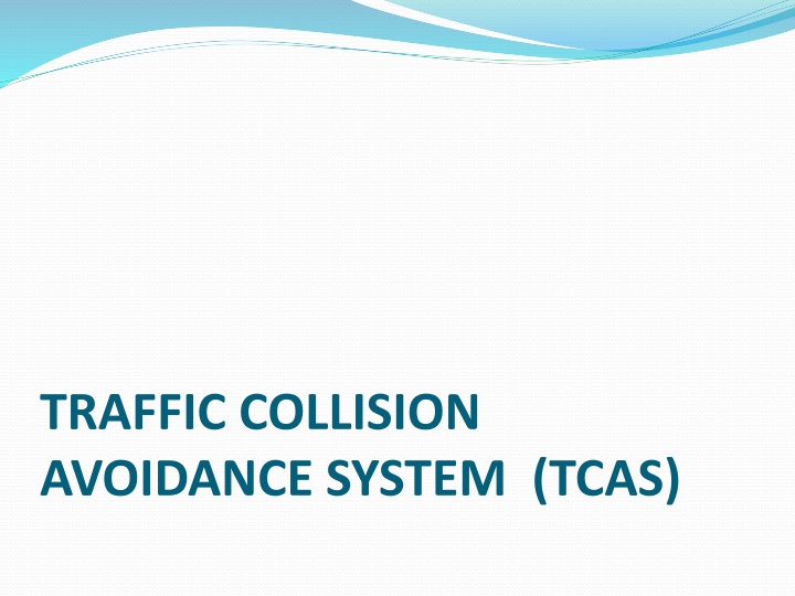 traffic collision avoidance system tcas