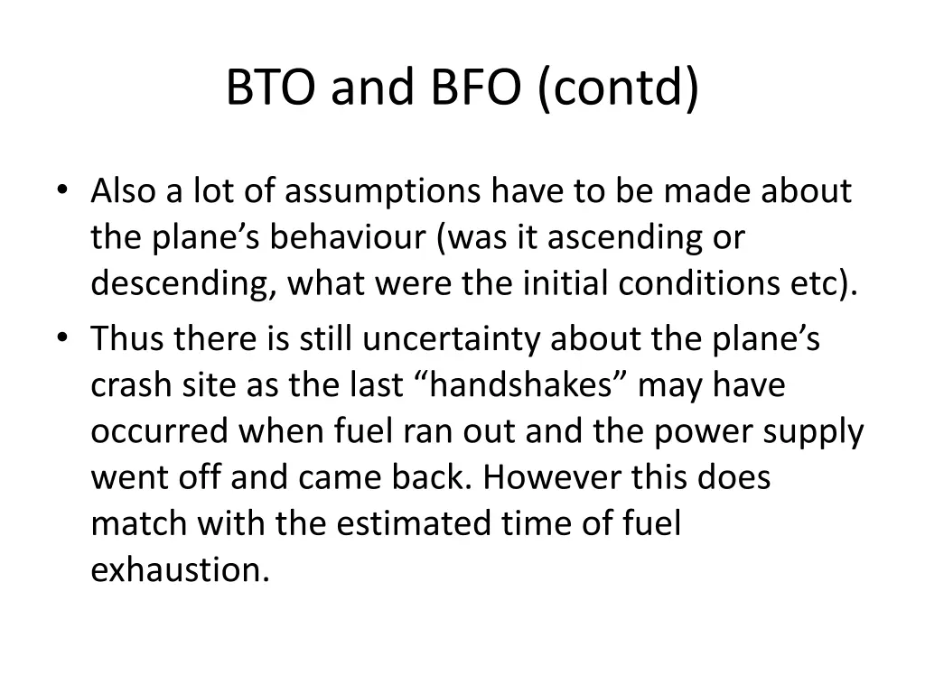 bto and bfo contd