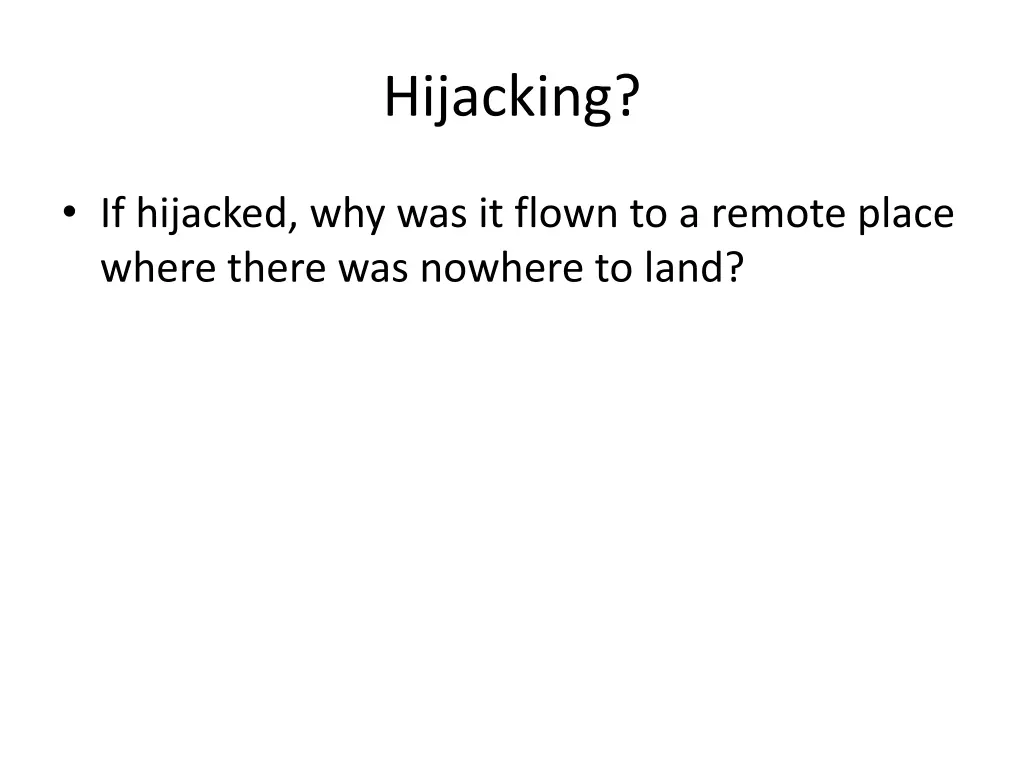 hijacking