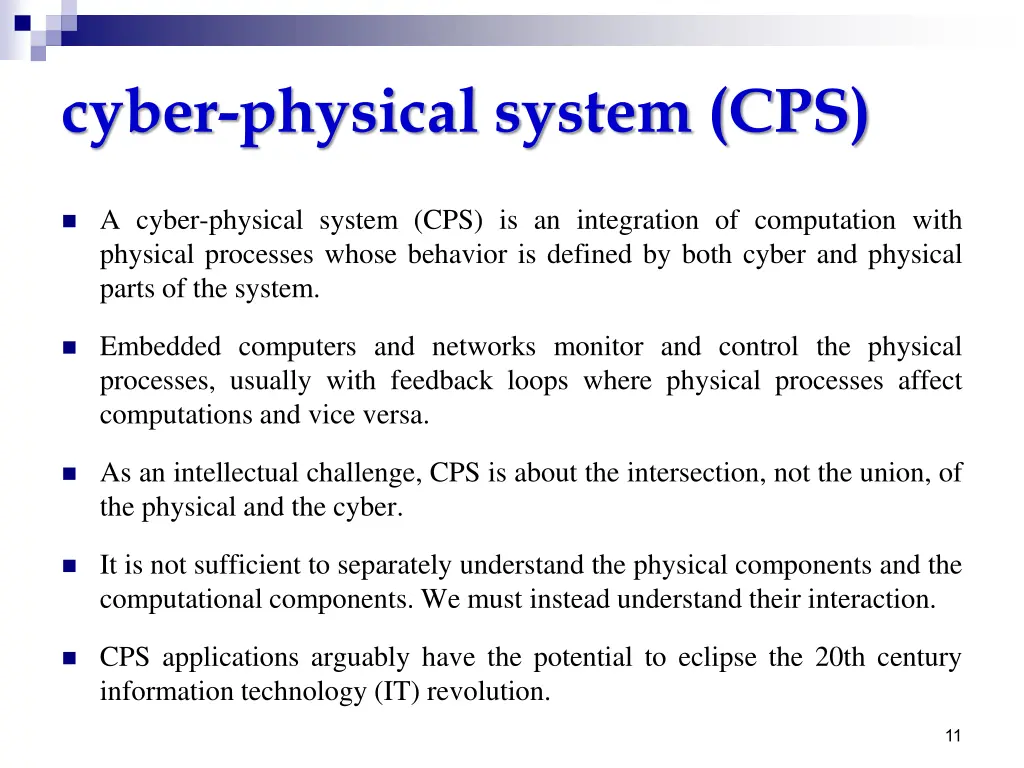 cyber physical system cps