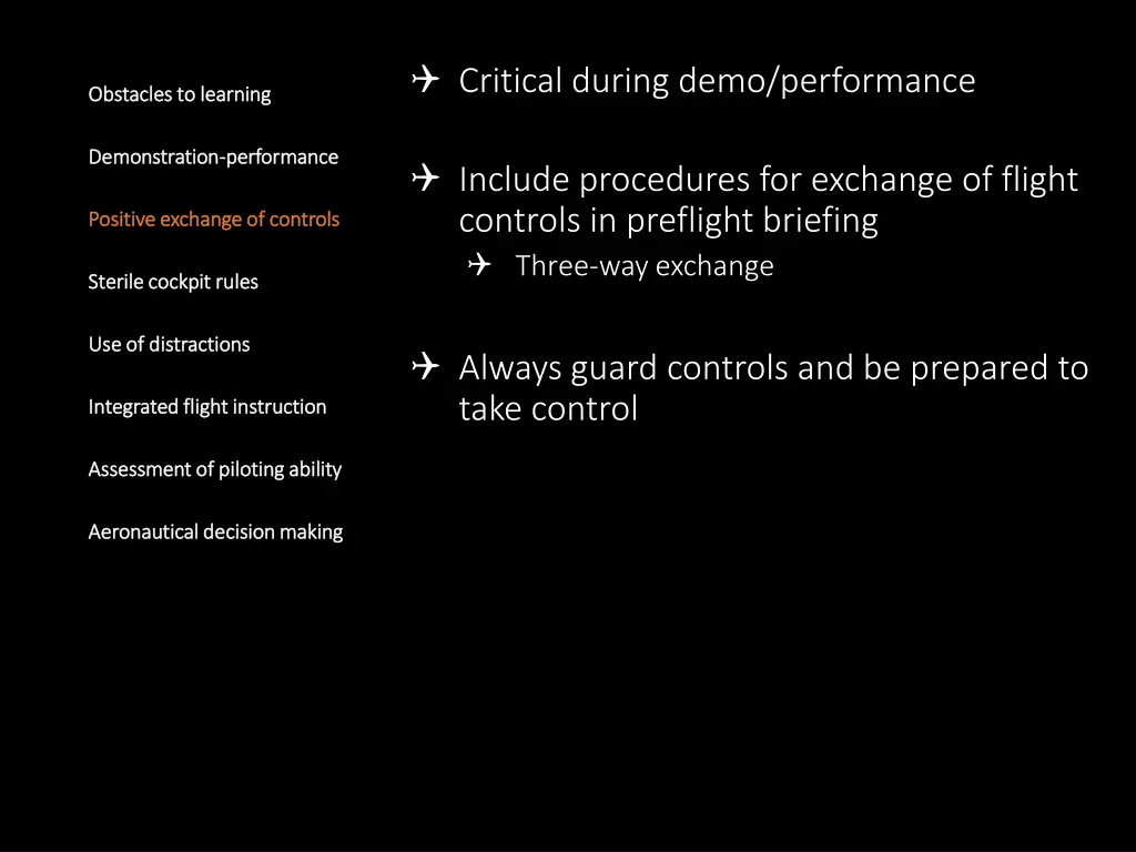 critical during demo performance