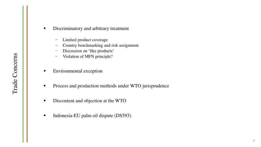 discriminatory and arbitrary treatment