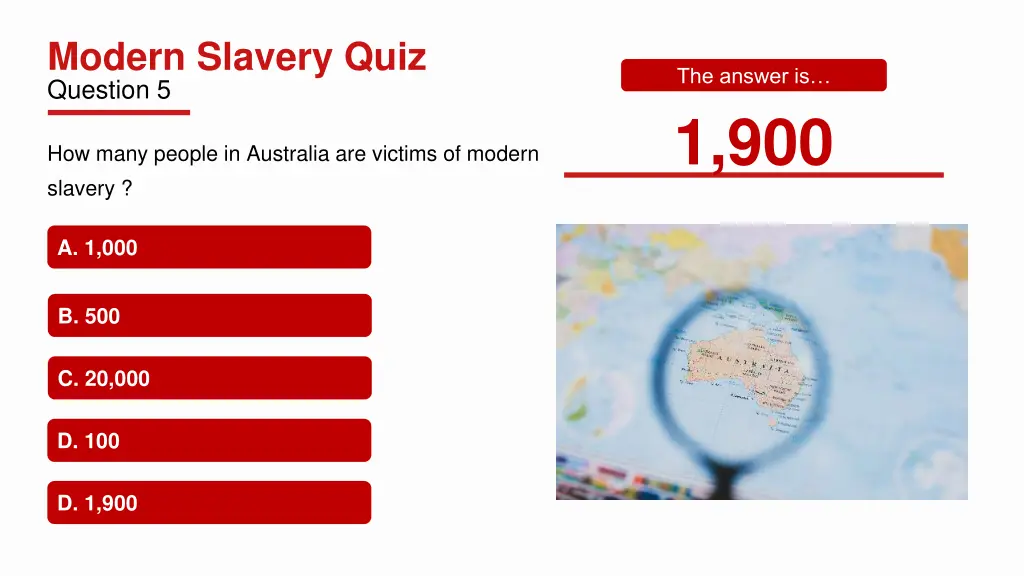 modern slavery quiz question 5