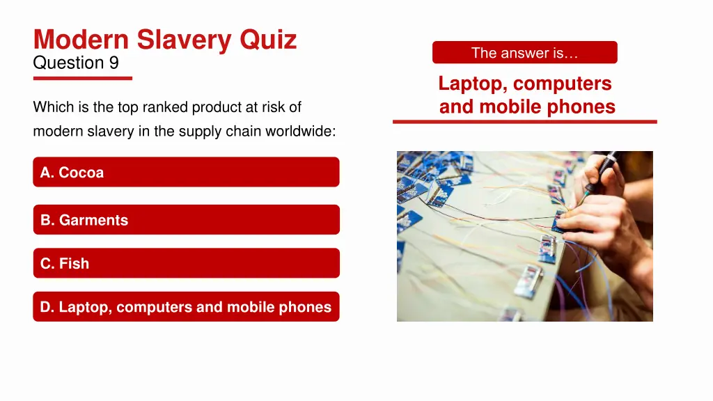 modern slavery quiz question 9