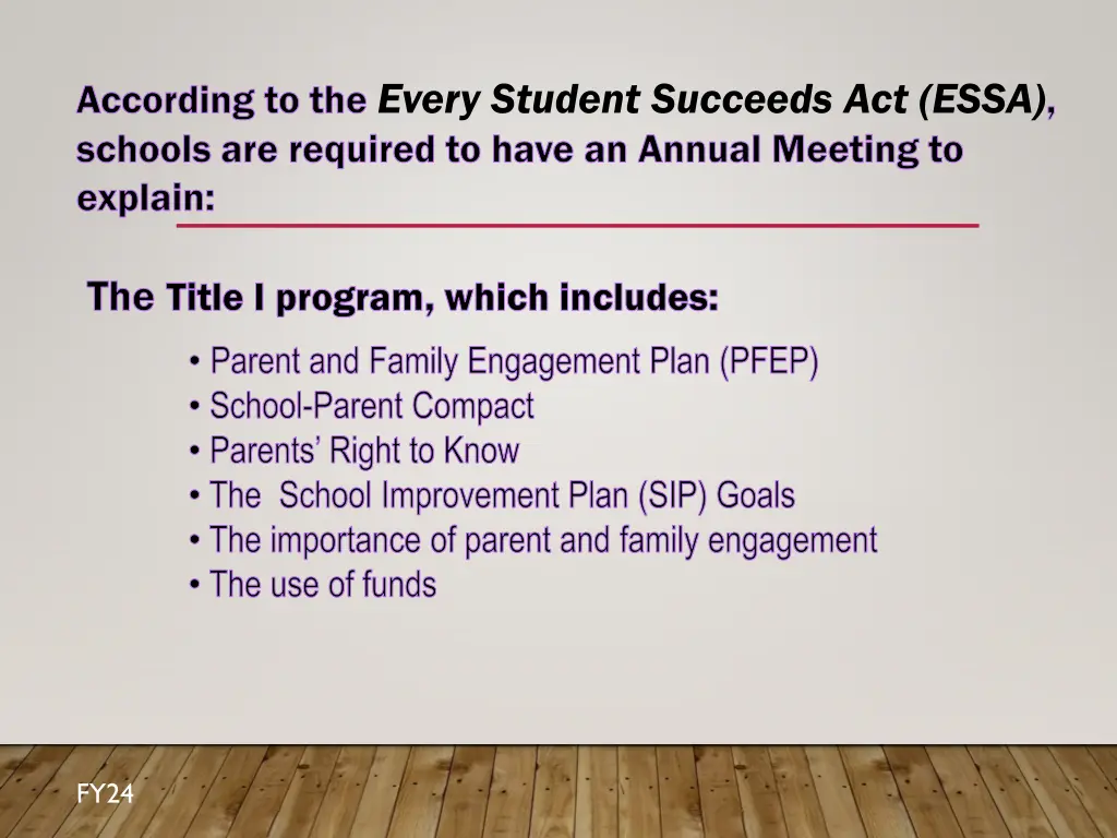 according to the every student succeeds act essa