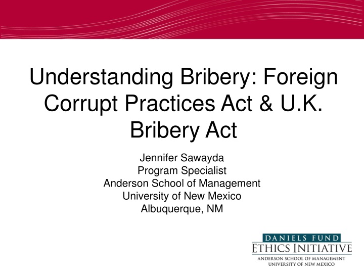 understanding bribery foreign corrupt practices