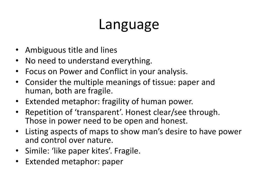 language