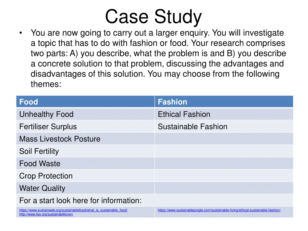 case study