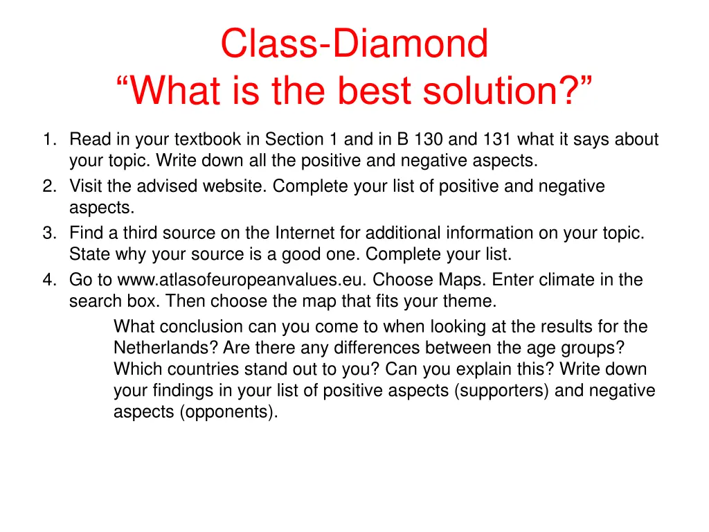 class diamond what is the best solution 1