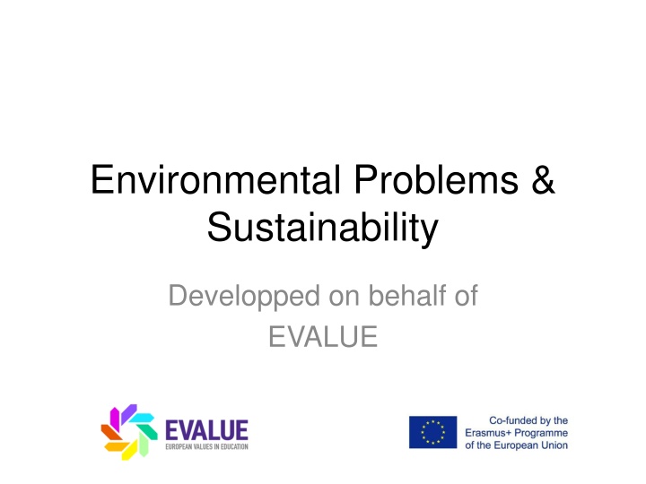 environmental problems sustainability