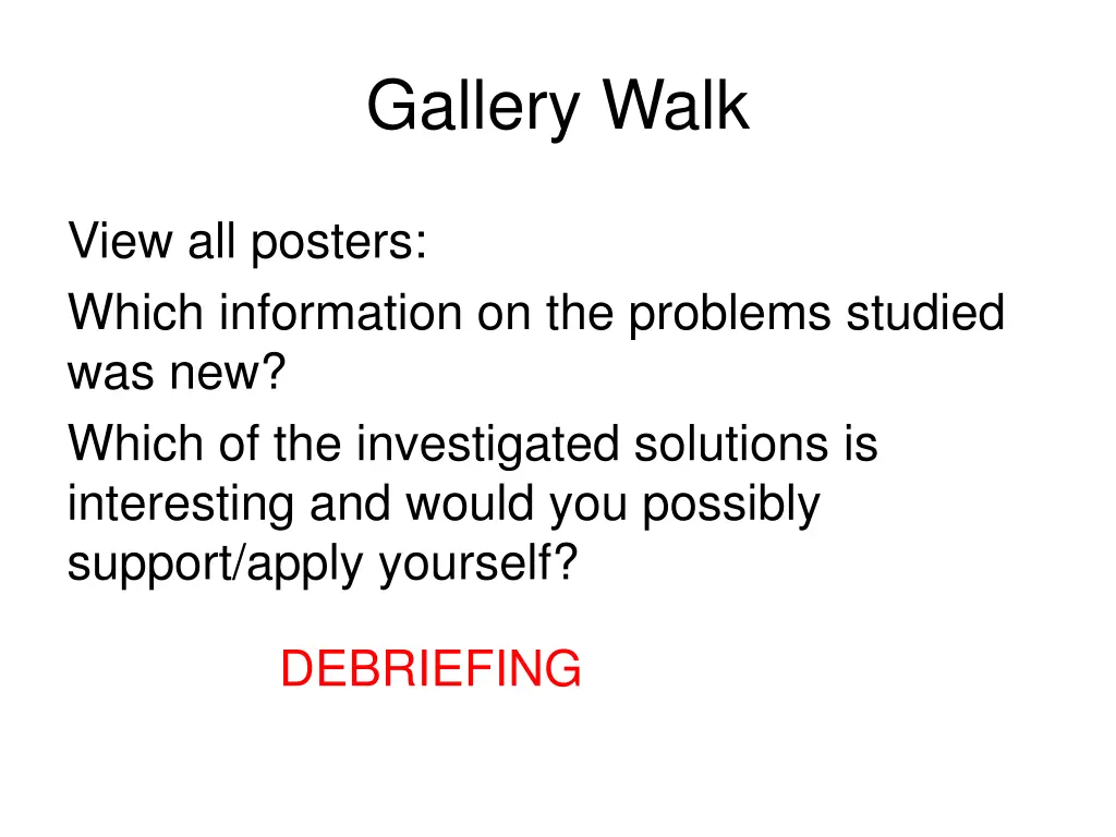 gallery walk 1