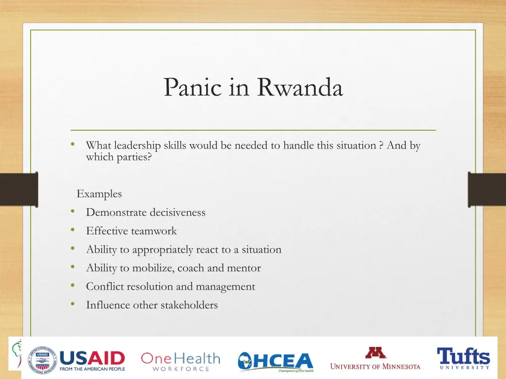 panic in rwanda