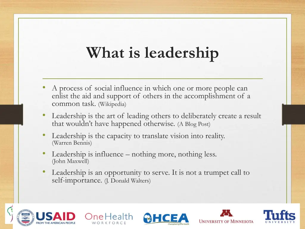 what is leadership