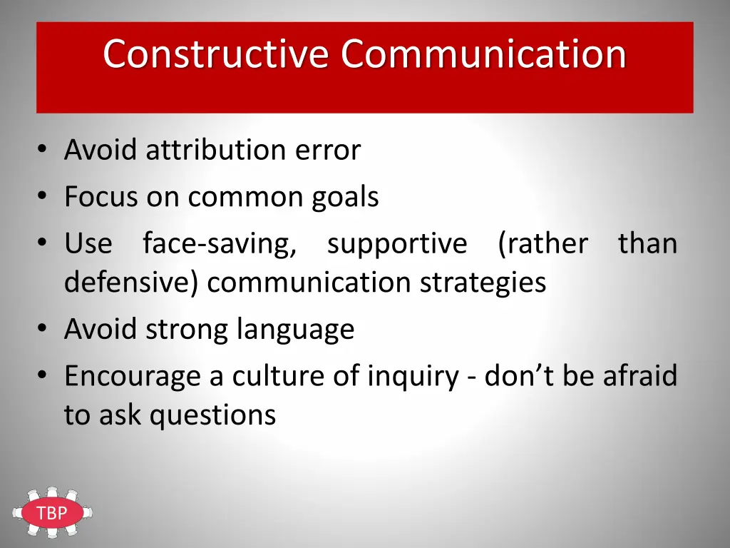 constructive communication