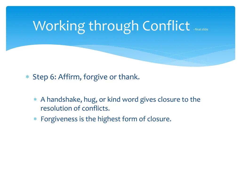 working through conflict final slide