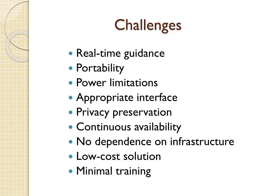 challenges