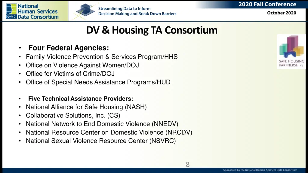 dv housing ta consortium