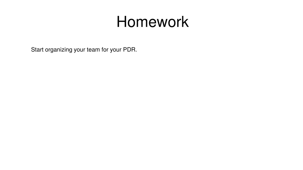 homework