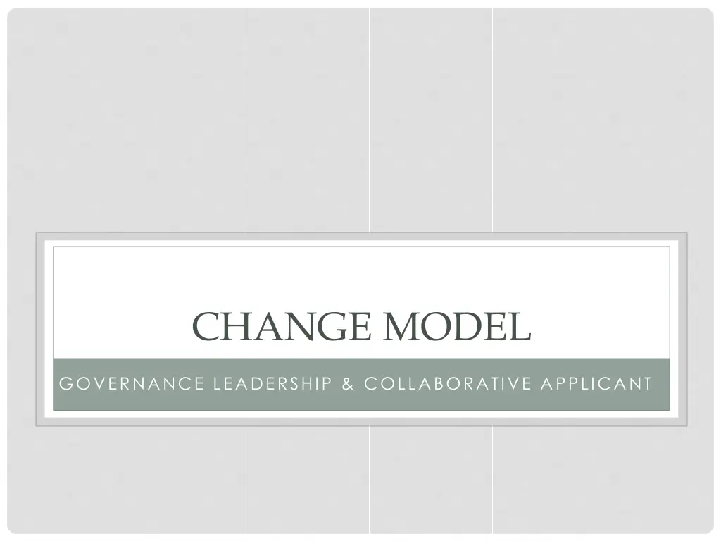 change model