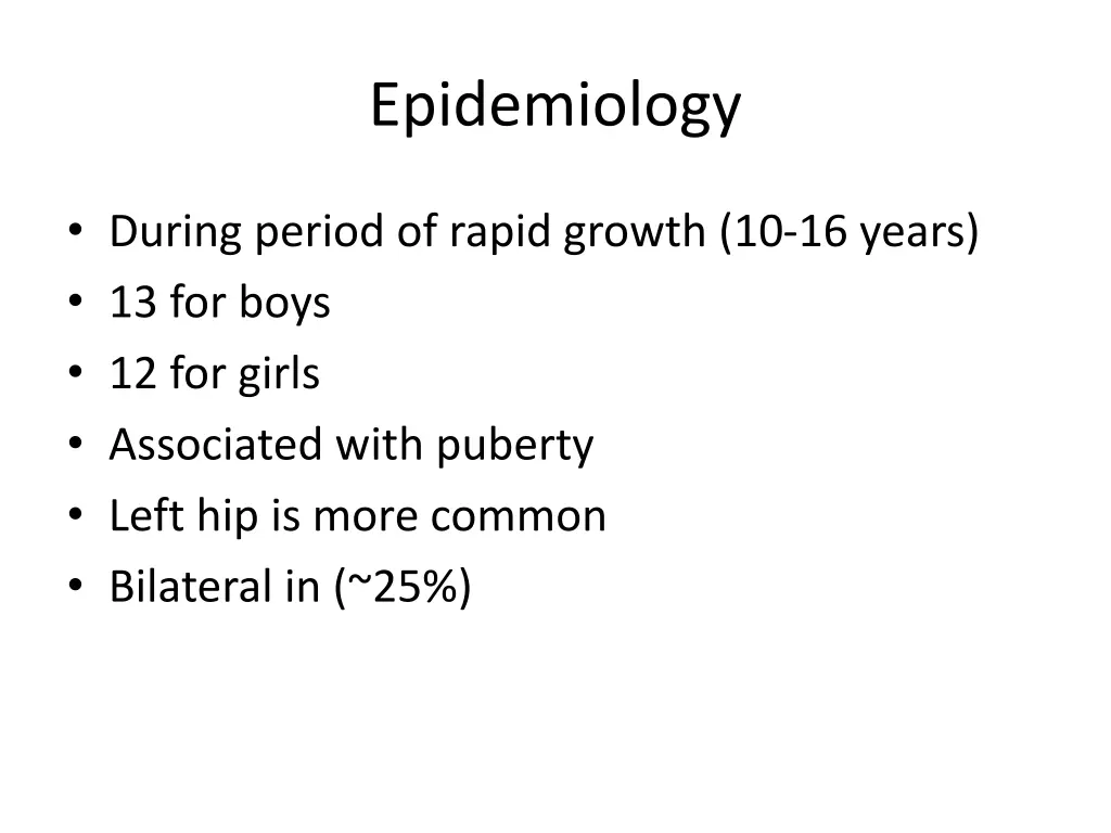 epidemiology 1