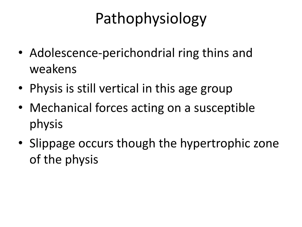 pathophysiology