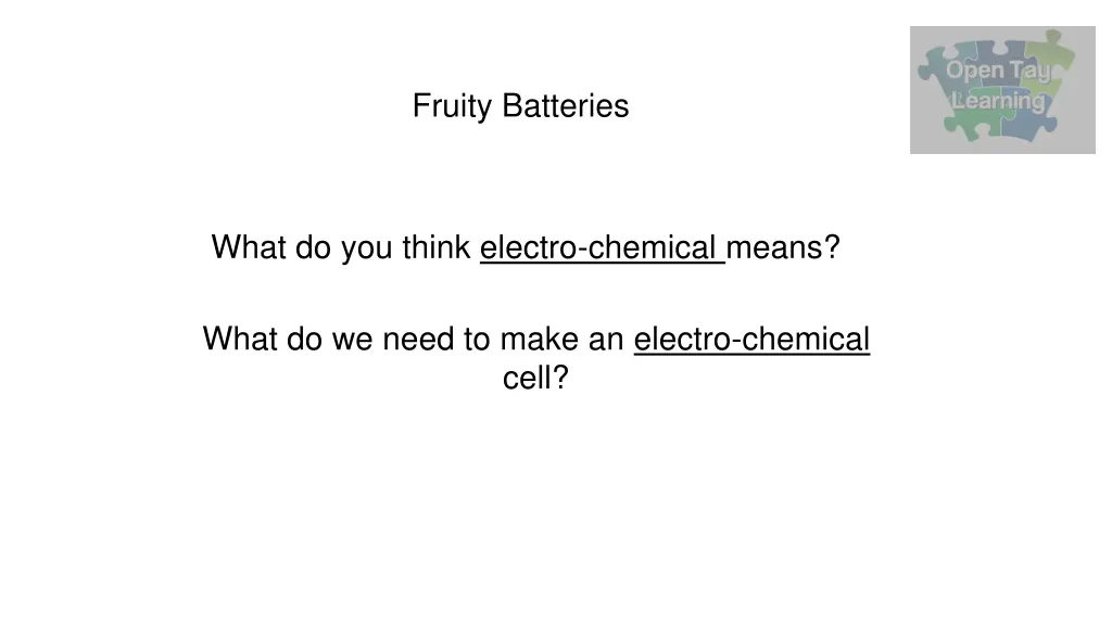 fruity batteries