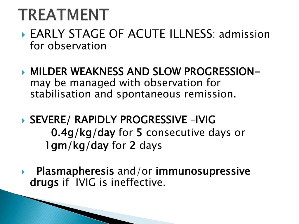 early stage of acute illness admission