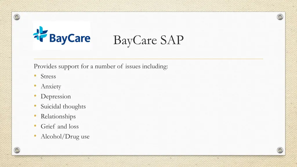 baycare sap