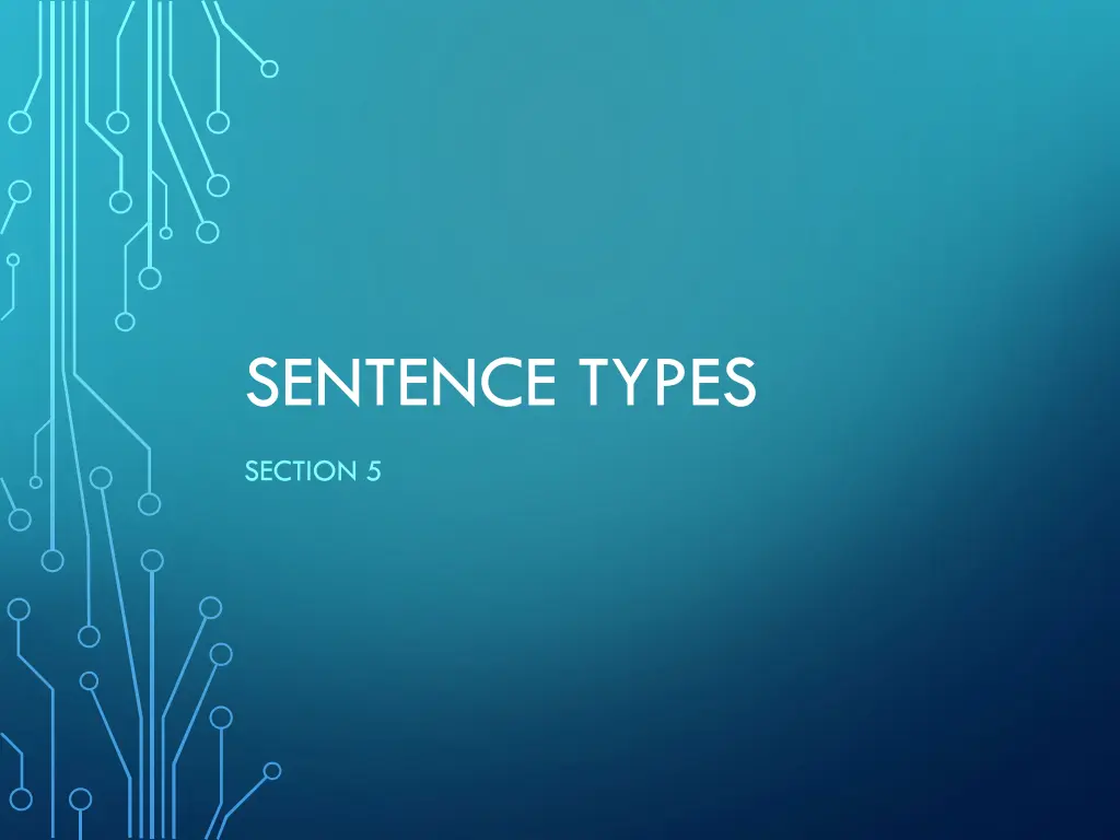 sentence types