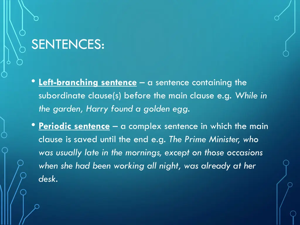 sentences