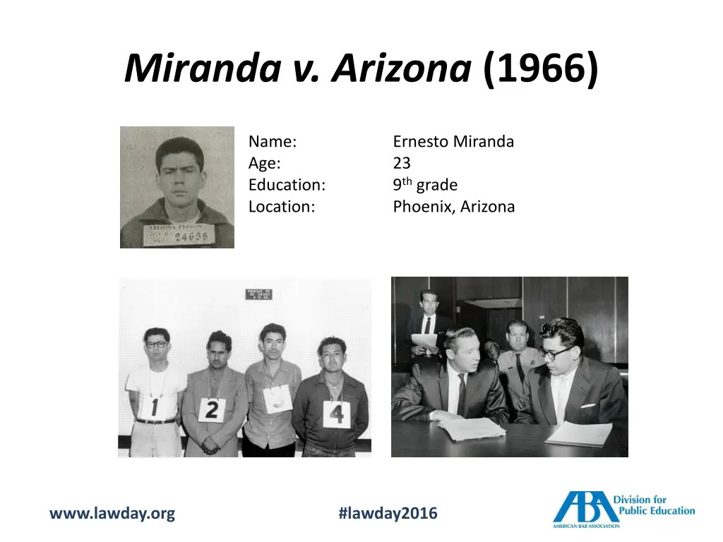 miranda v arizona 1966