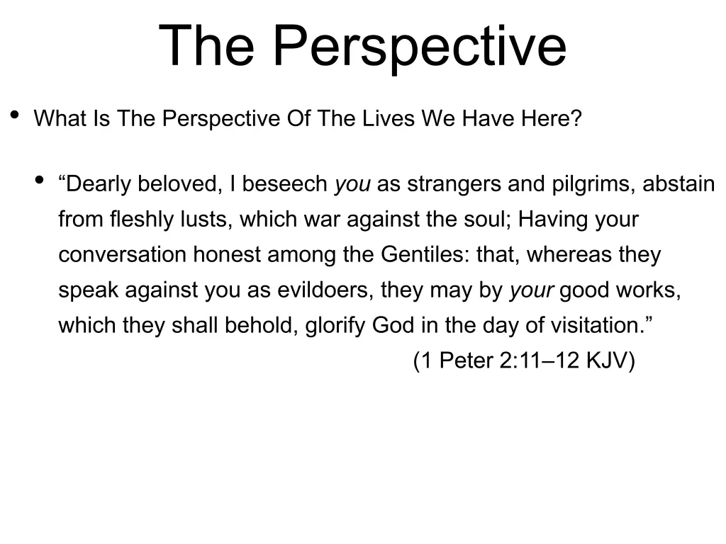 the perspective 2