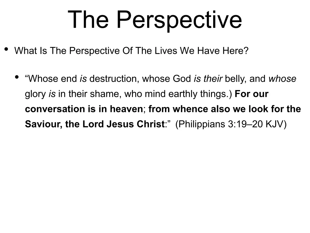 the perspective 4