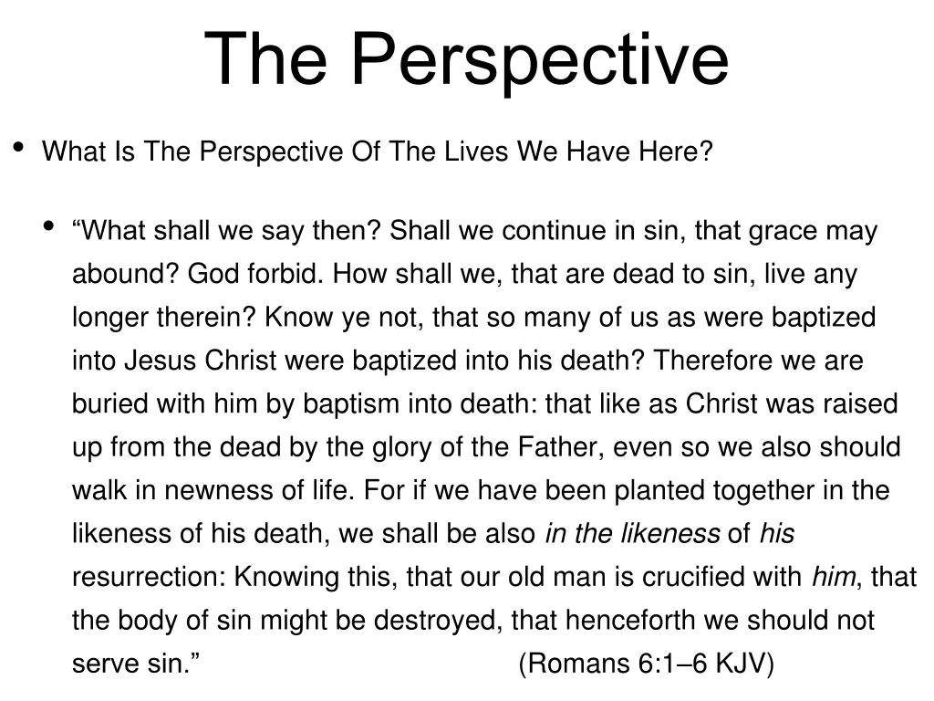 the perspective 5