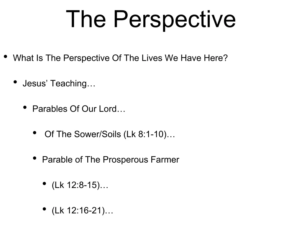 the perspective 6