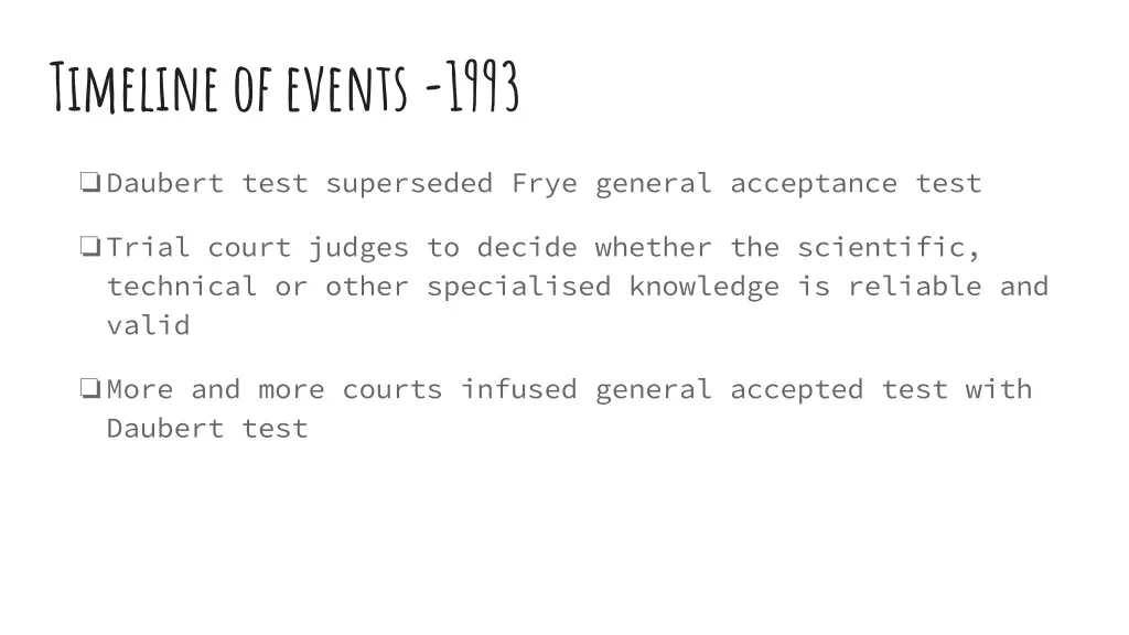 timeline of events 1993