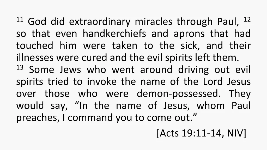 11 god did extraordinary miracles through paul