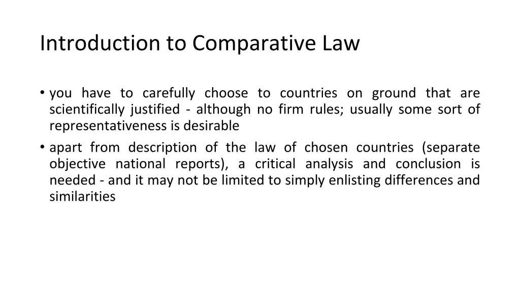 introduction to comparative law 2