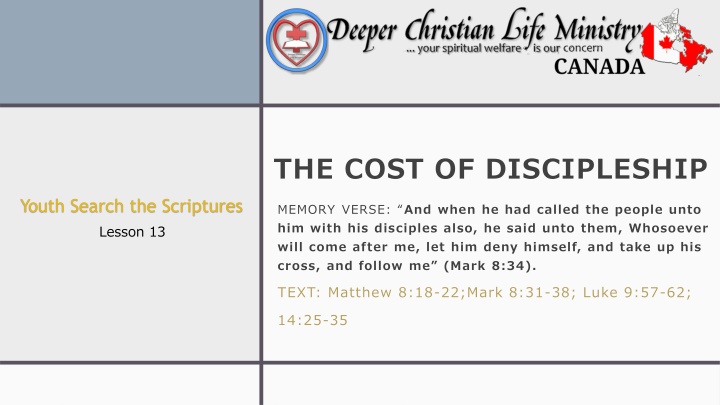 the cost of discipleship