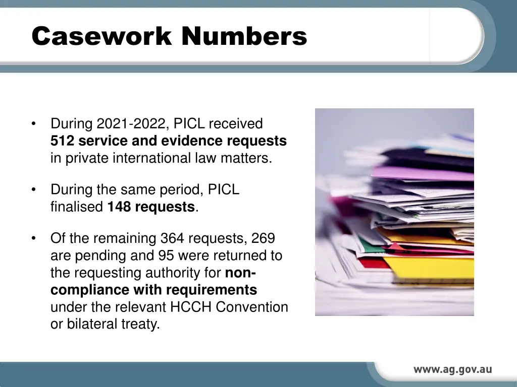 casework numbers