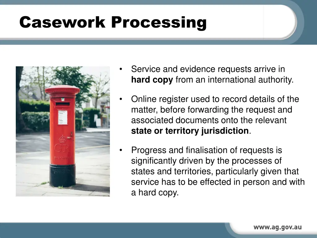 casework processing