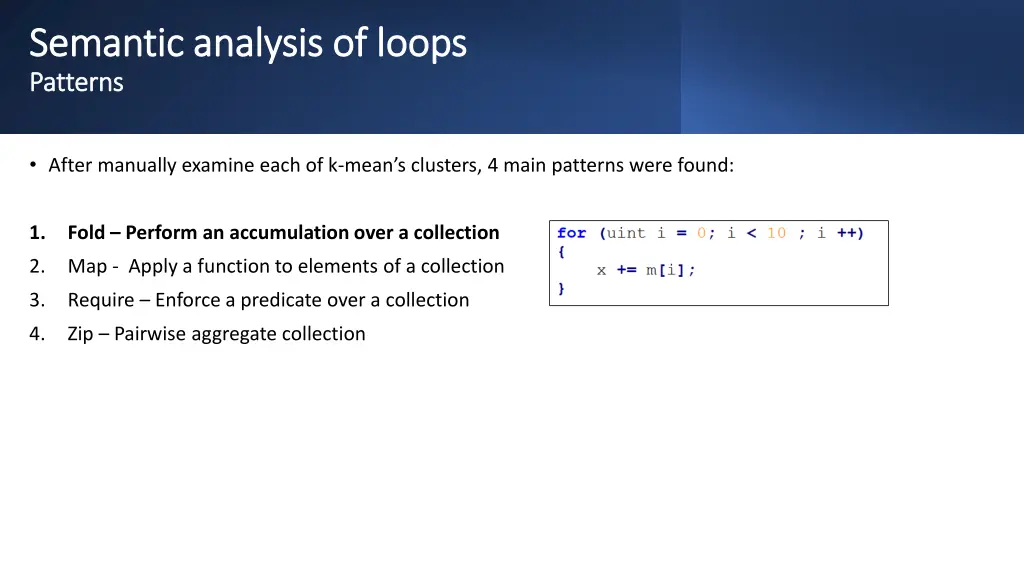 semantic analysis of loops semantic analysis 6