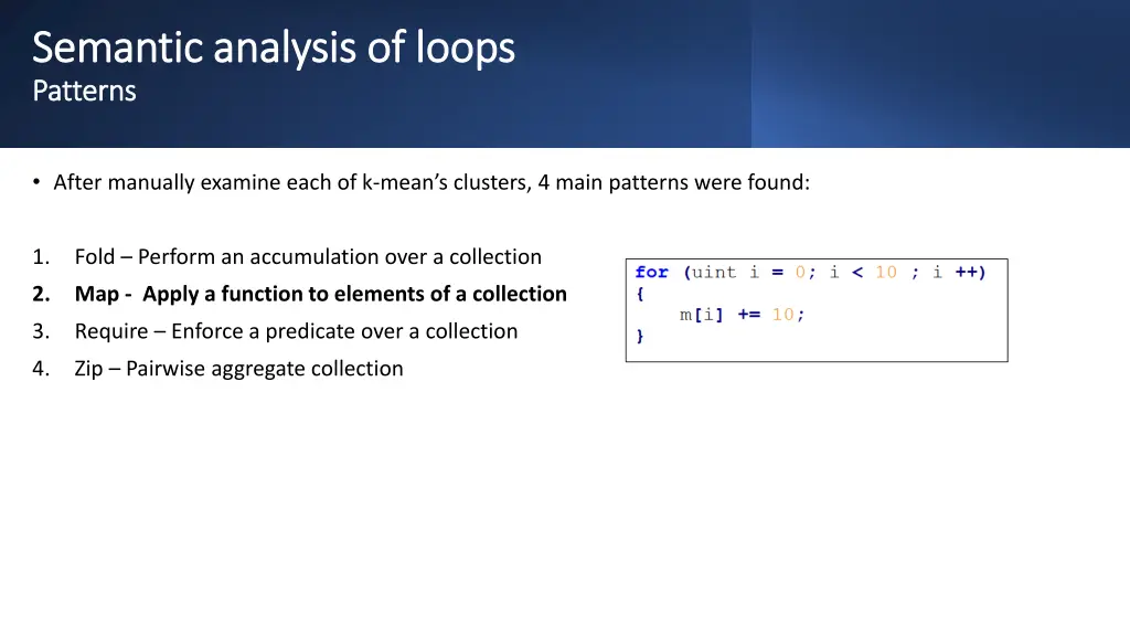 semantic analysis of loops semantic analysis 7