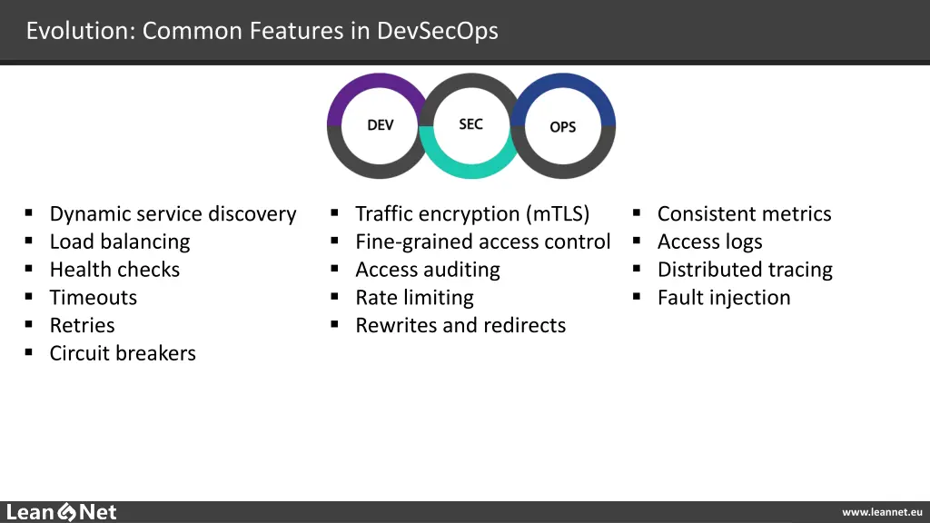 evolution common features in devsecops