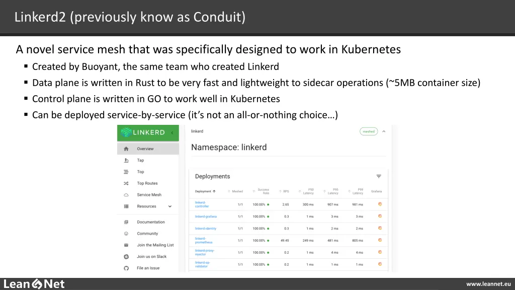 linkerd2 previously know as conduit