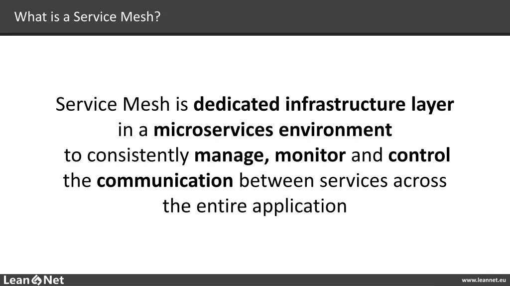 what is a service mesh