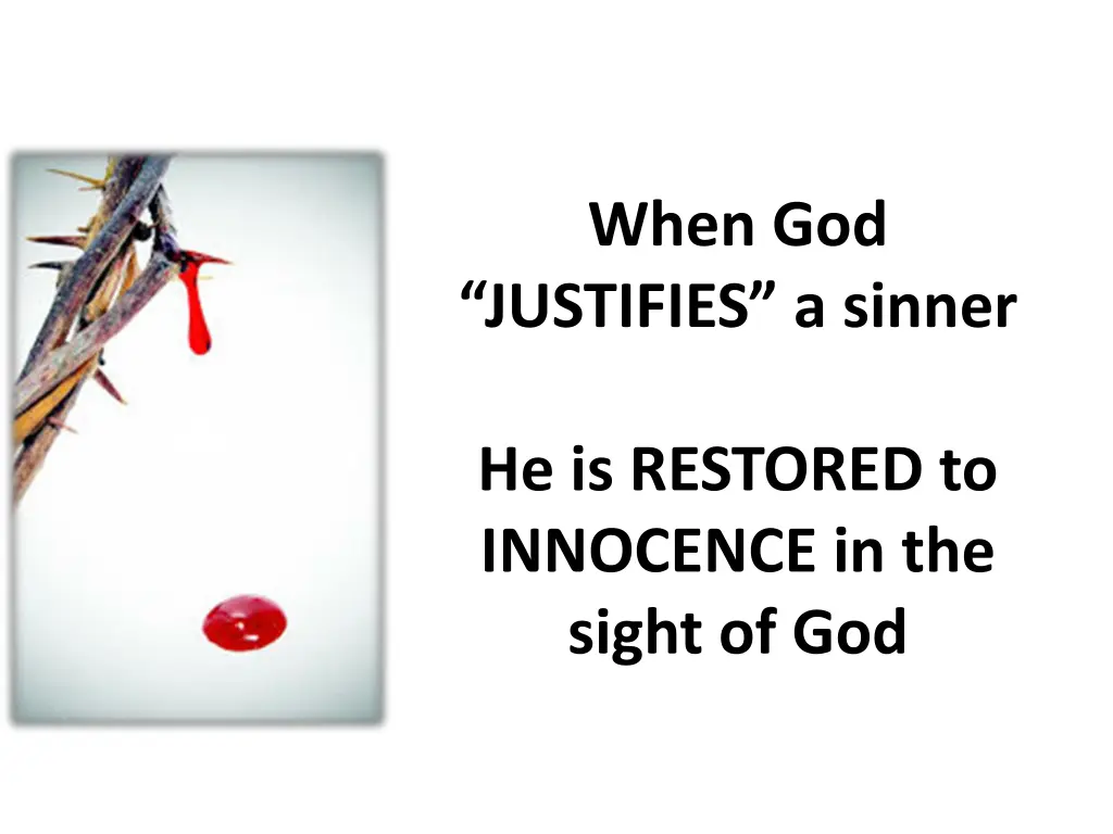 when god justifies a sinner