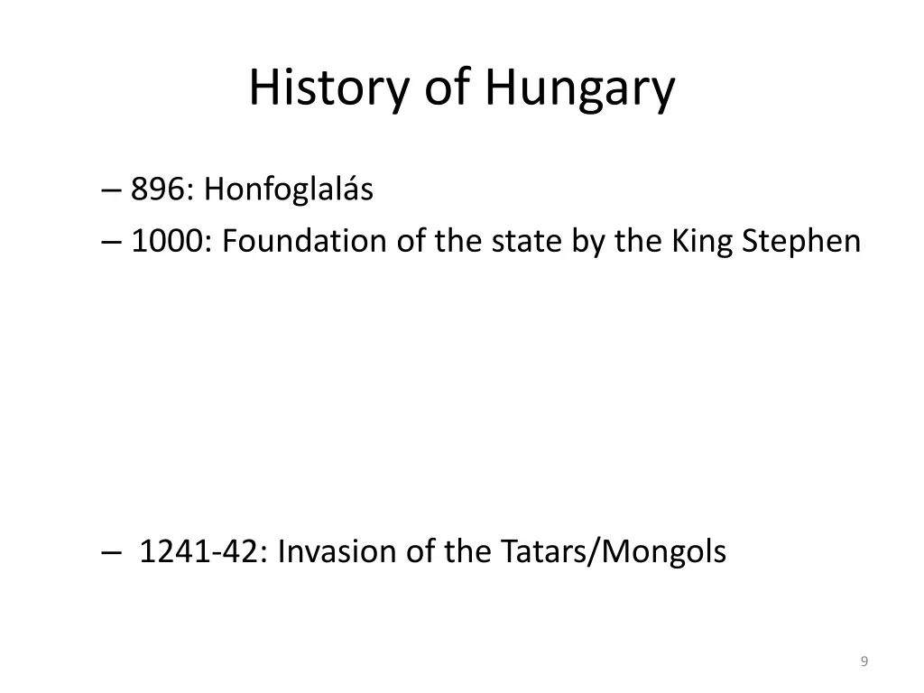 history of hungary